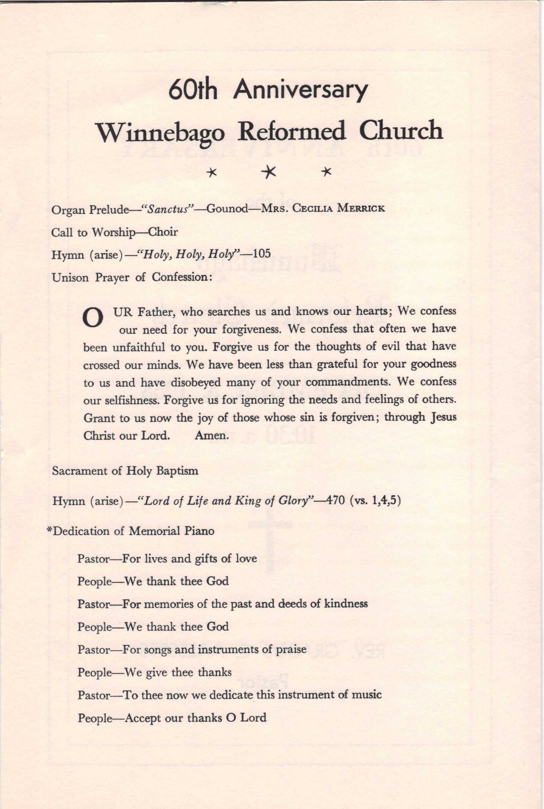 1968: 60<sup>th</sup>Anniversary (2)